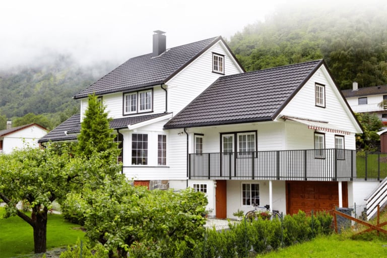 Glassrekkverk eller spilerekkverk?