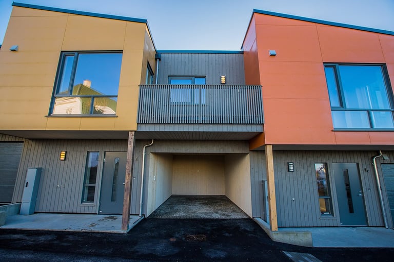 Fabrikkmalt kledning