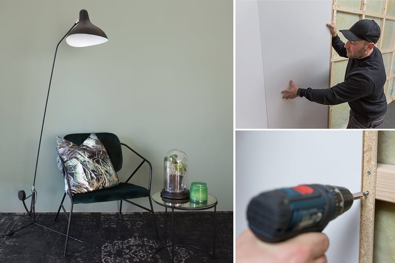 Slik monterer du enkelt veggplater selv