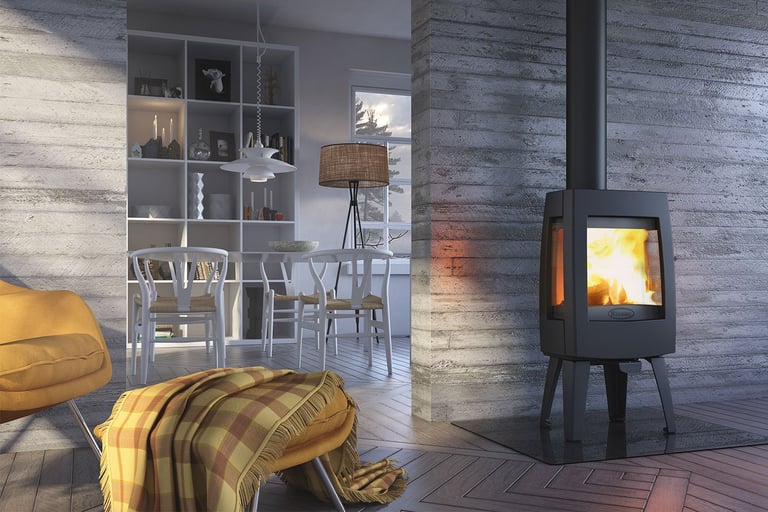 Miljøvennlig og moderne peisovn