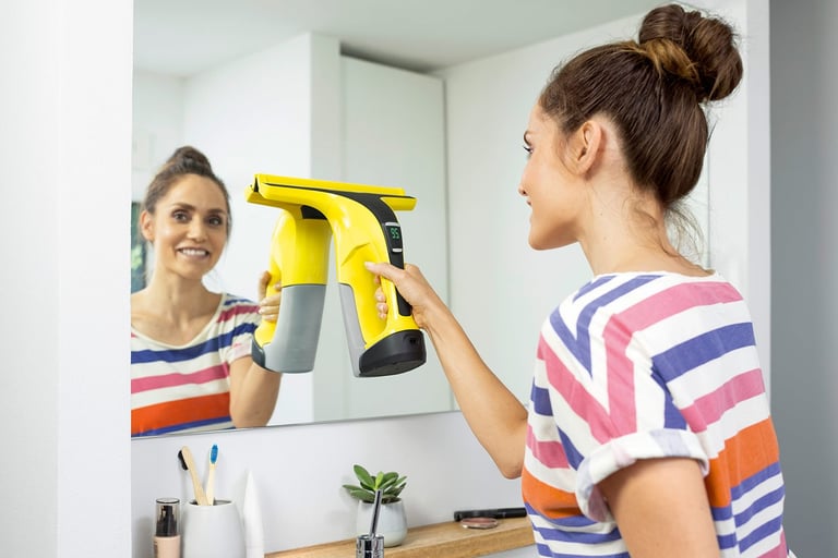 Vindusvaskeren gjør jobben for deg!