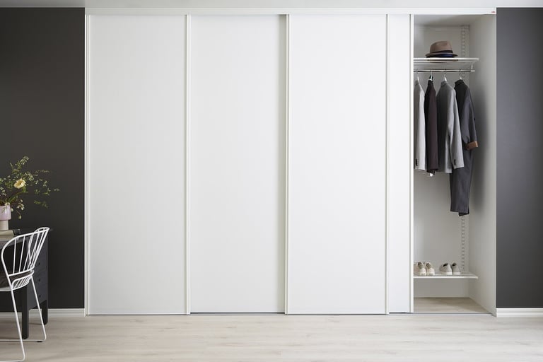 Mer plass med skyvedør