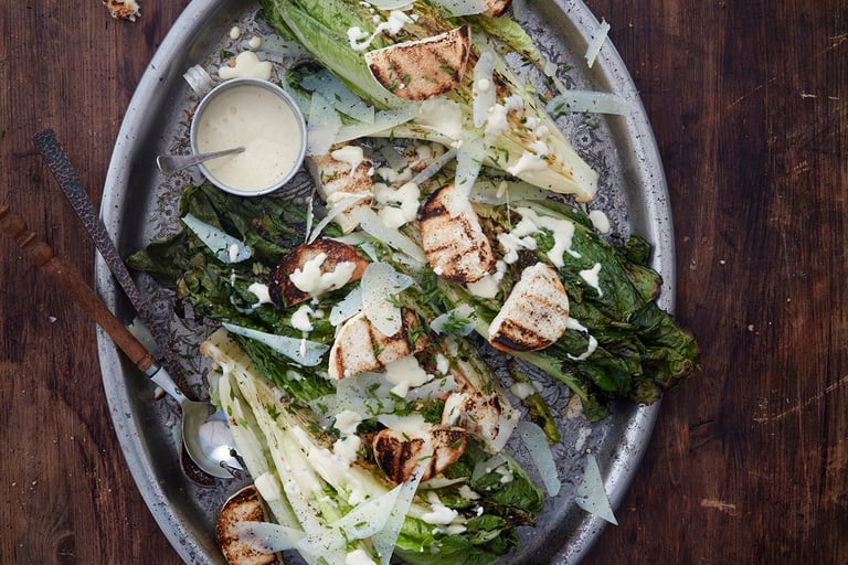 Grillet cæsarsalat