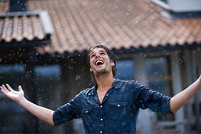 Mal ute selv om været er ustabilt