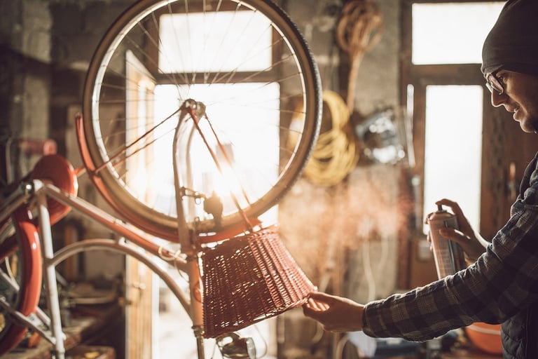 Slik maler du sykkelen din