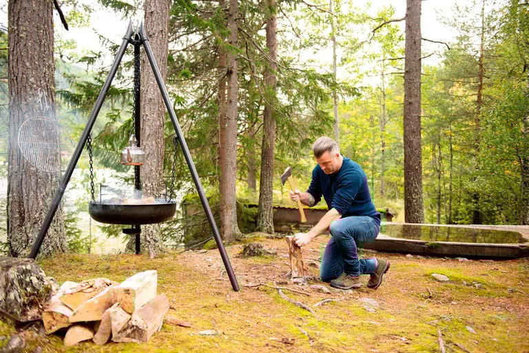Dette er forskjellen på bålpanne og utepeis