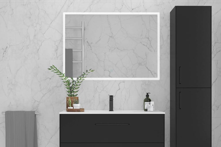 Finn det perfekte speilet til ditt bad