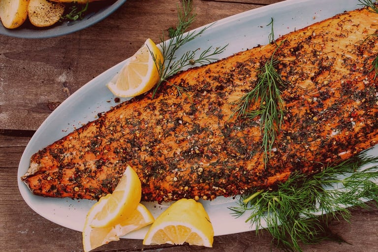 Slik lager du fristende fisk på grillen