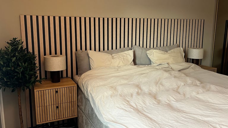 Randi viser deg hvordan du fornyer soverommet med spilevegger.