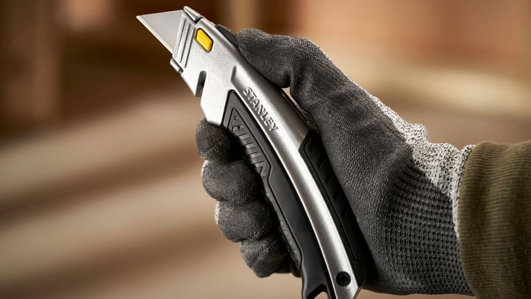 Presisjon og pålitelighet med kniver fra Stanley