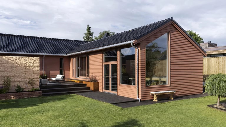 Farge: JOTUN 20118 Amber Red / Foto: Jotun A/S