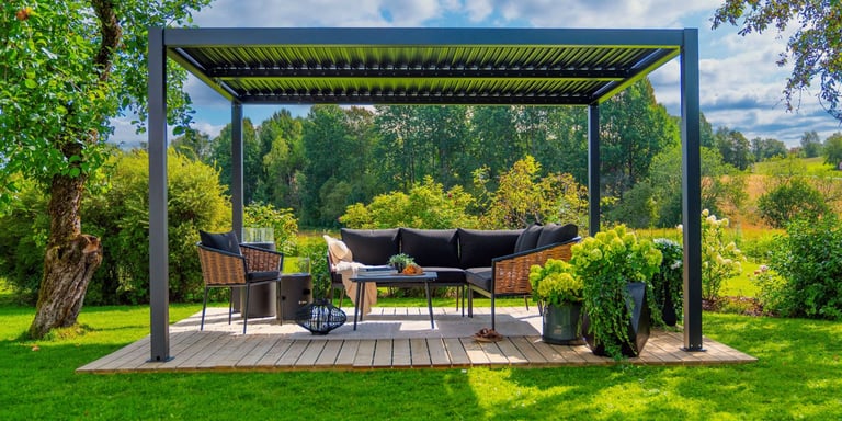 Gi hagen et løft med pergola.