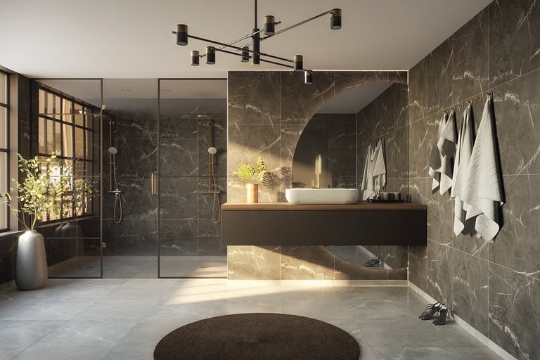 Baderomsplater: Puss opp badet uten fliser!