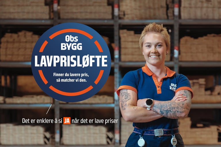 Finner du lavere pris, så matcher vi den!