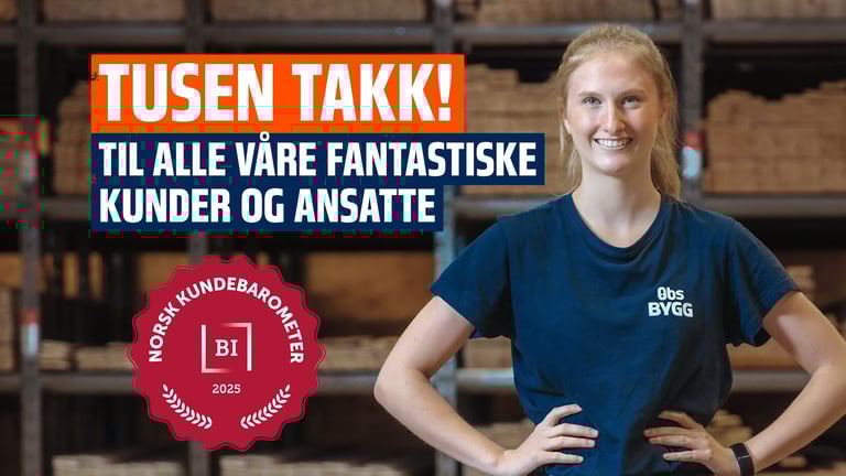 Takk til alle våre fantastiske kunder og ansatte!