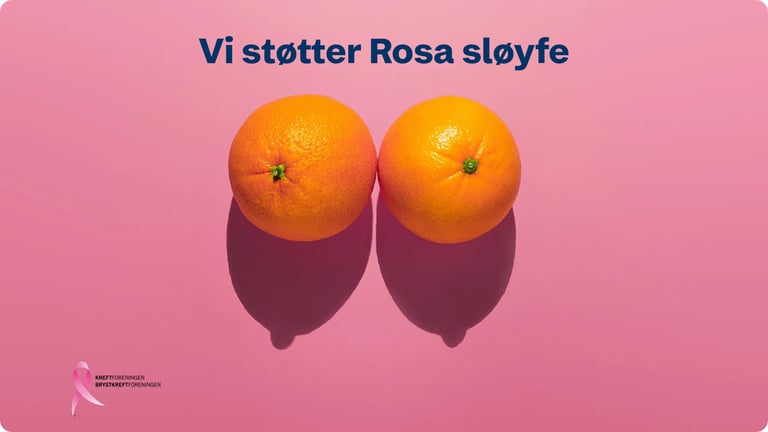 Obs BYGG støtter Rosa sløyfe