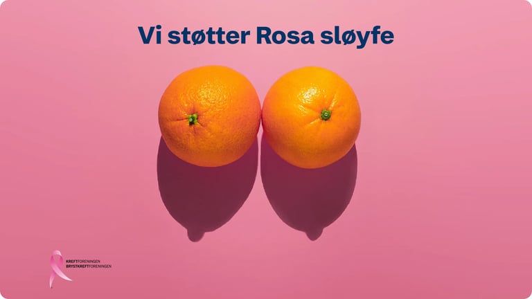 Obs BYGG støtter Rosa sløyfe