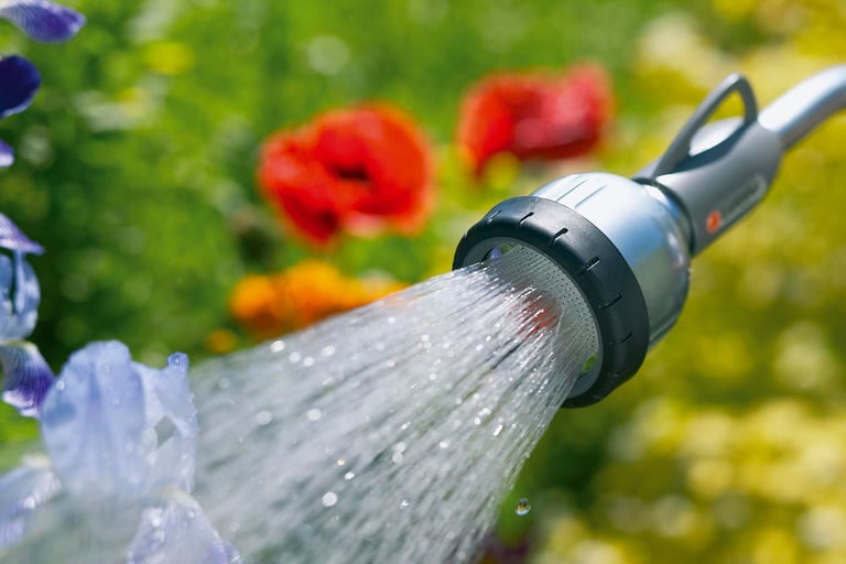 Få en penere hage med riktig vanning