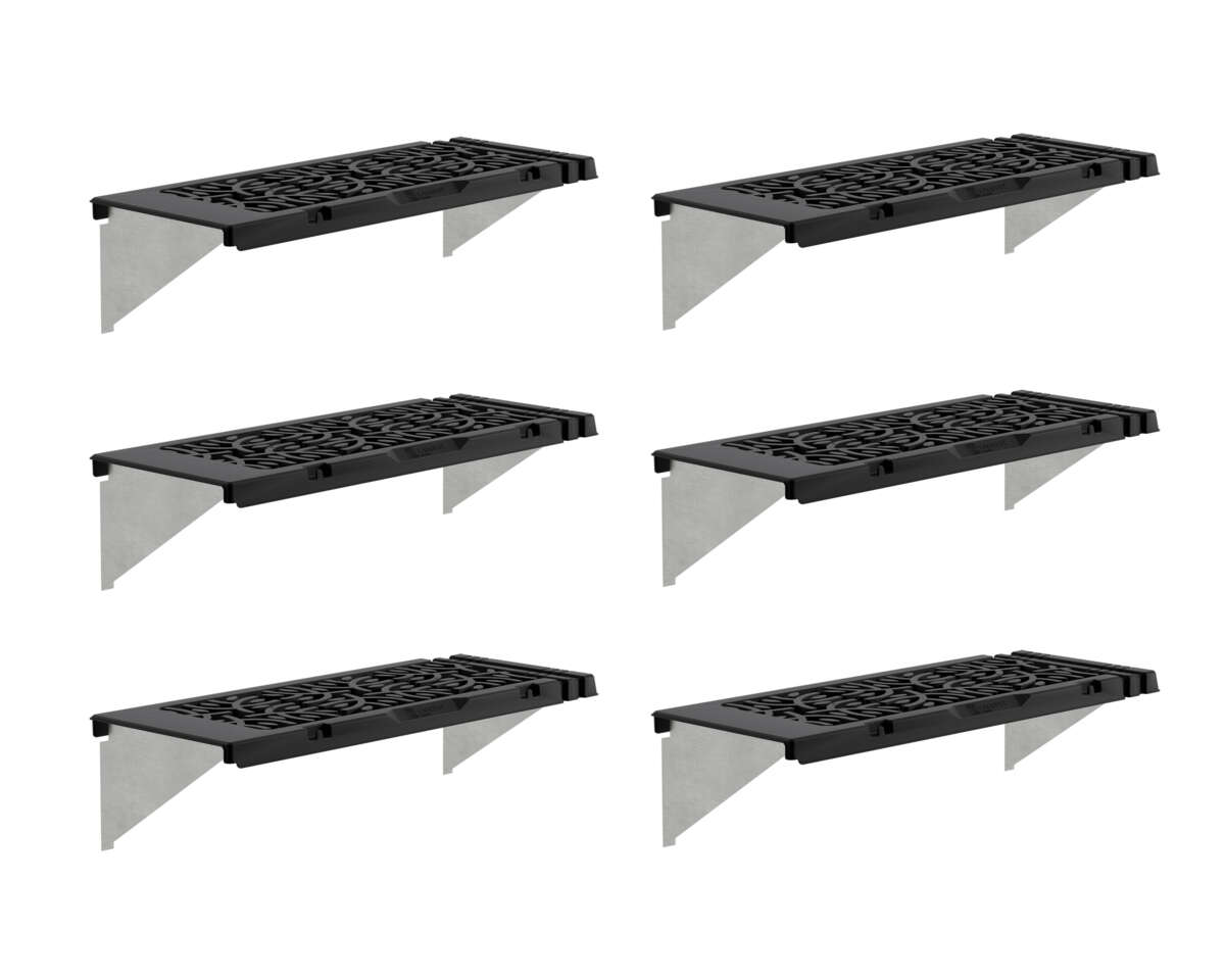 Palram - Canopia Signatur hylle 6-pk