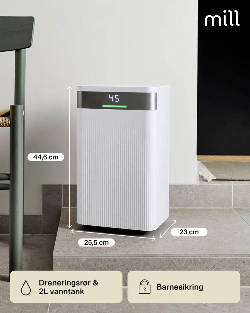 Mill MDH12 luftavfukter 12 liter
