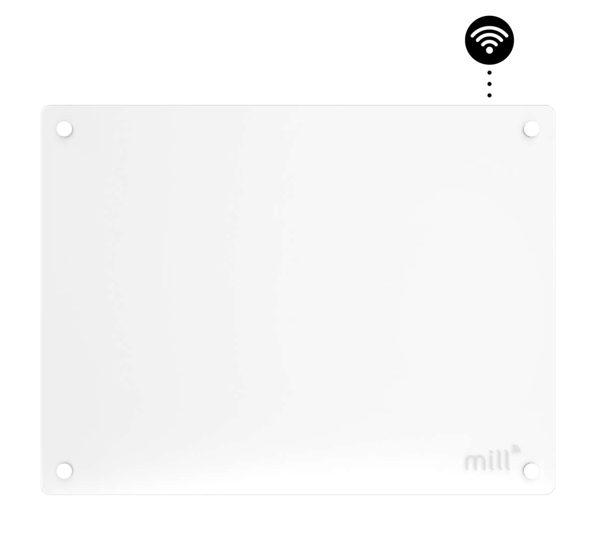 Mill Glass Smart WiFi 400W Gen. 4 panelovn