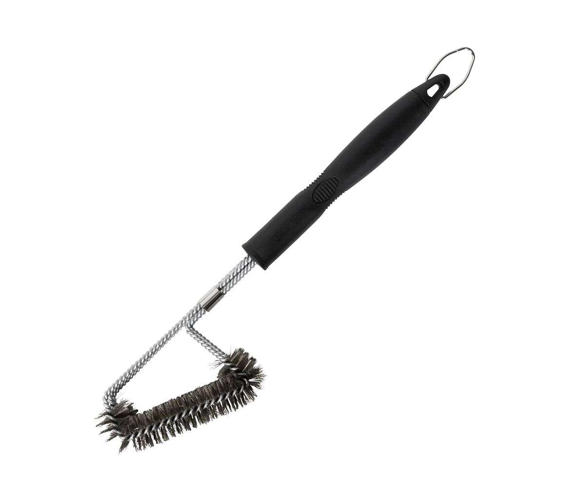 trippelhodet grillbørste Trippelhodet grillbørste er en kraftig grillbørste for deg som ønsker noe ekstra.