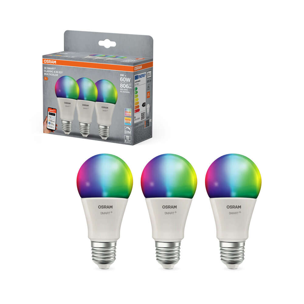 OSRAM SMART+ MATTER Multicolor Classic A60 9W E27 | Obsbygg.no
