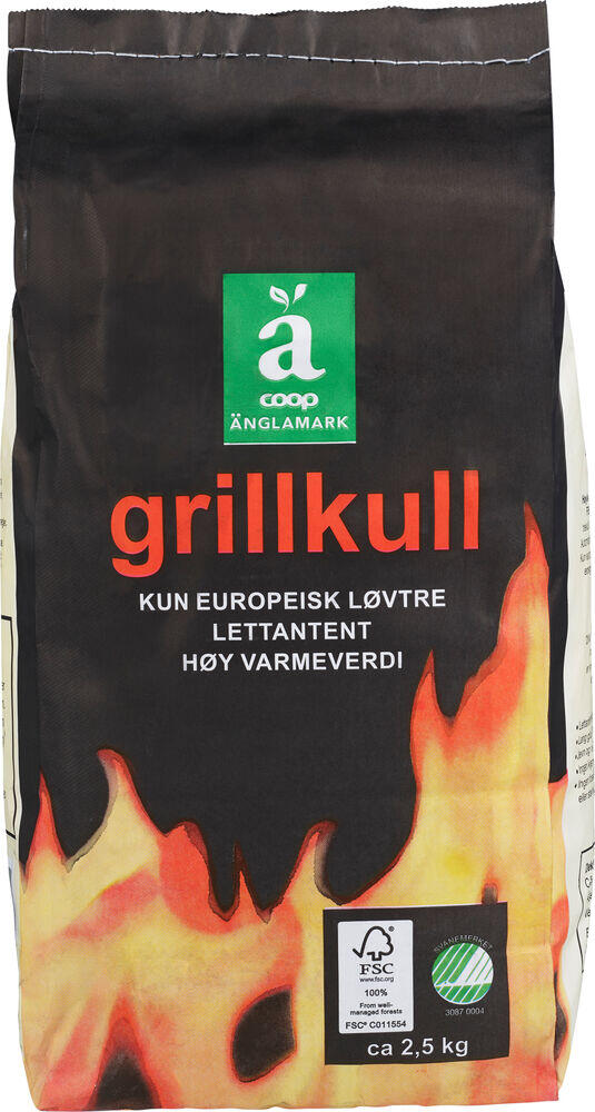 Änglamark grillkull, 2,5 kg