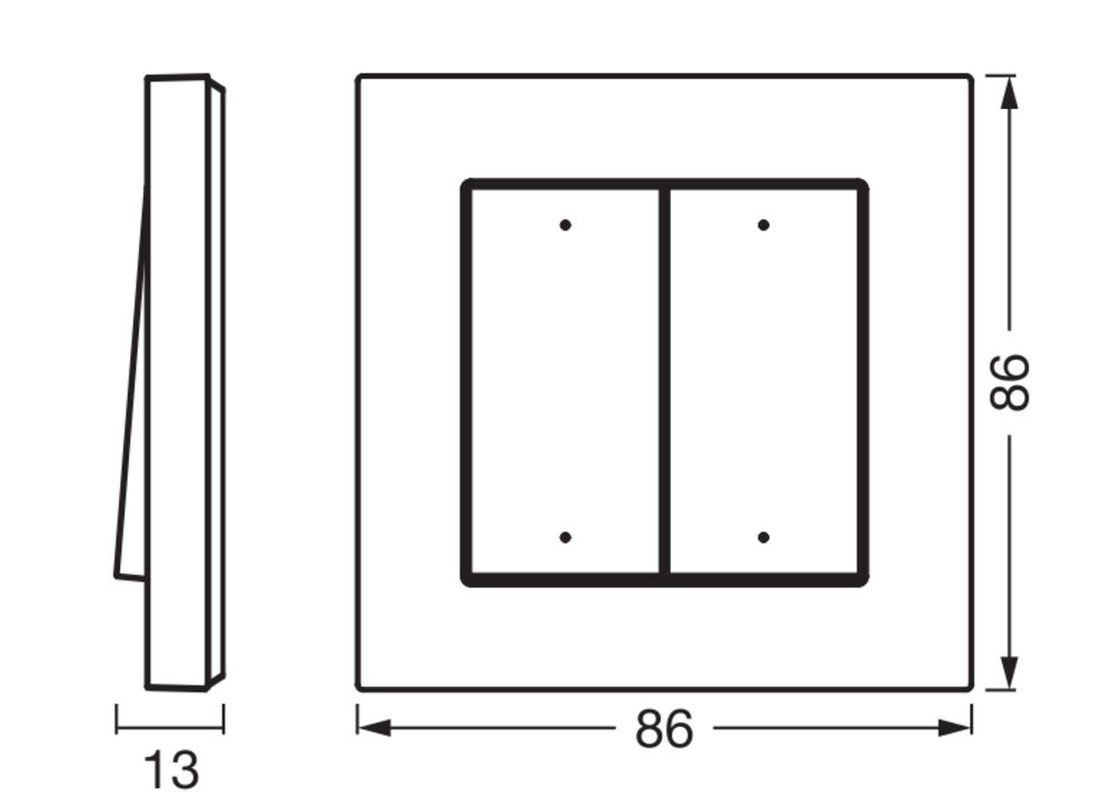 Osram Smart+ WiFi veggbryter