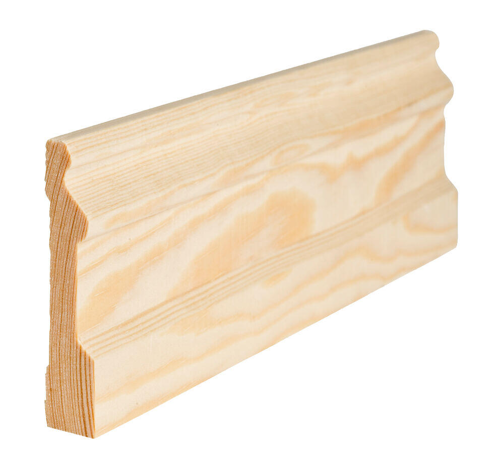 Combiwood 15x70 gulvlist profilert ubehandlet