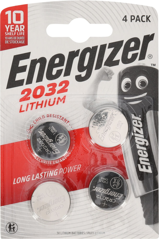 Energizer®Lithium batterier 4 pk