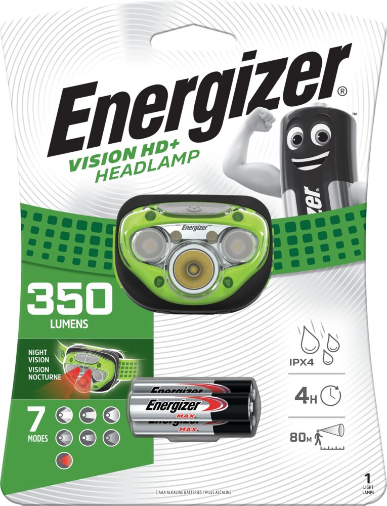 Energizer® hodelykt Vision + HL 250 LM