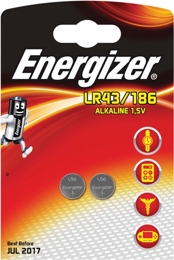 Energizer®Alkaline batterier 2 pk