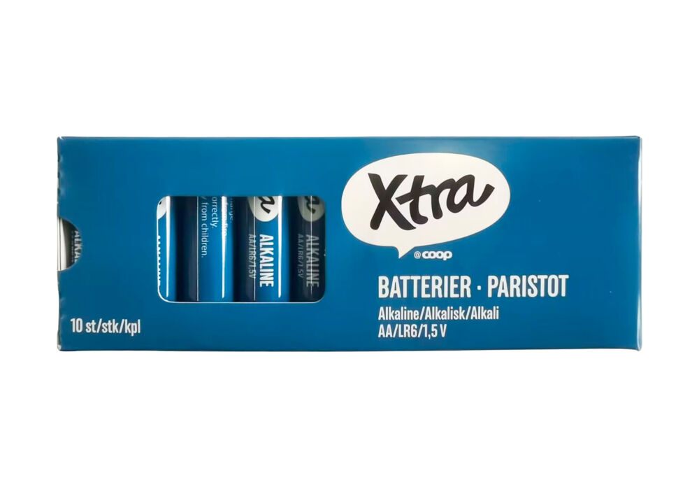 Produkt miniatyrebild Batterier X-tra AA 10PK