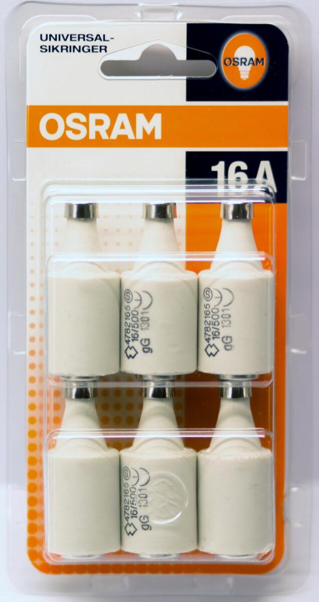 Osram universalsikringer 16 AMP