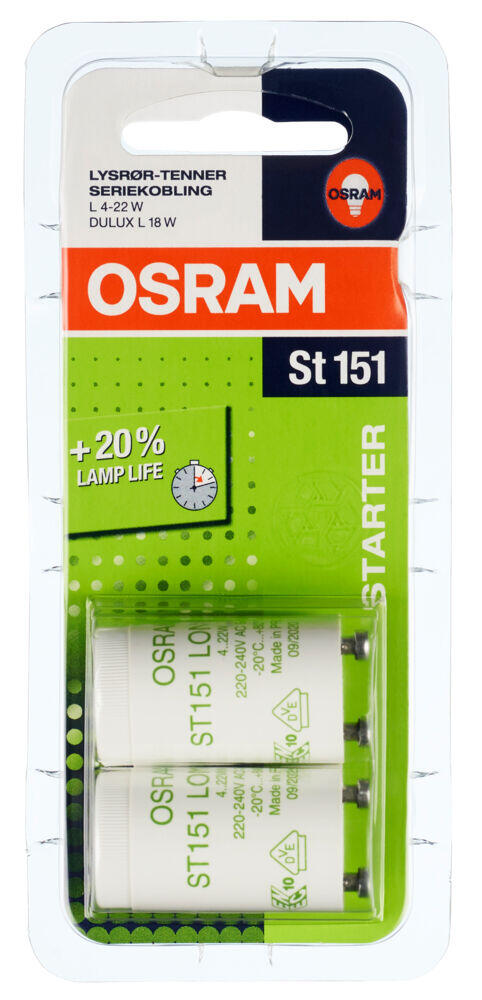 Osram Longlife tennere ST 151-2 | Obsbygg.no