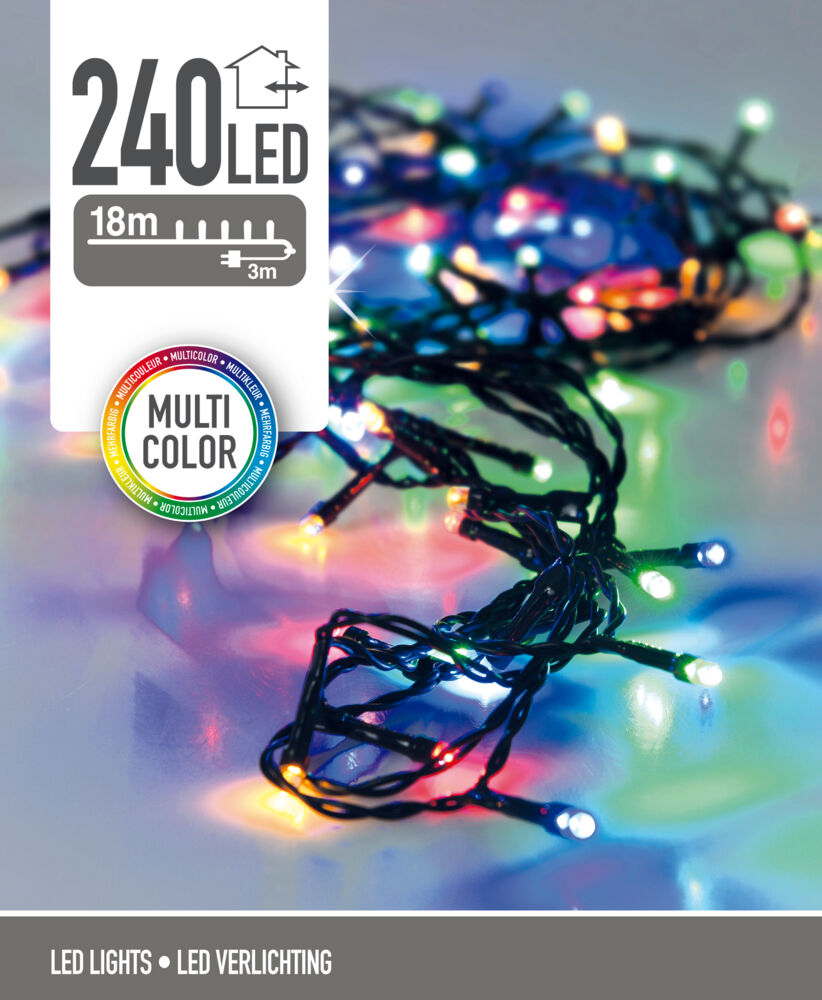 Produkt miniatyrebild Lysslynge med 240 fargede LED-lys