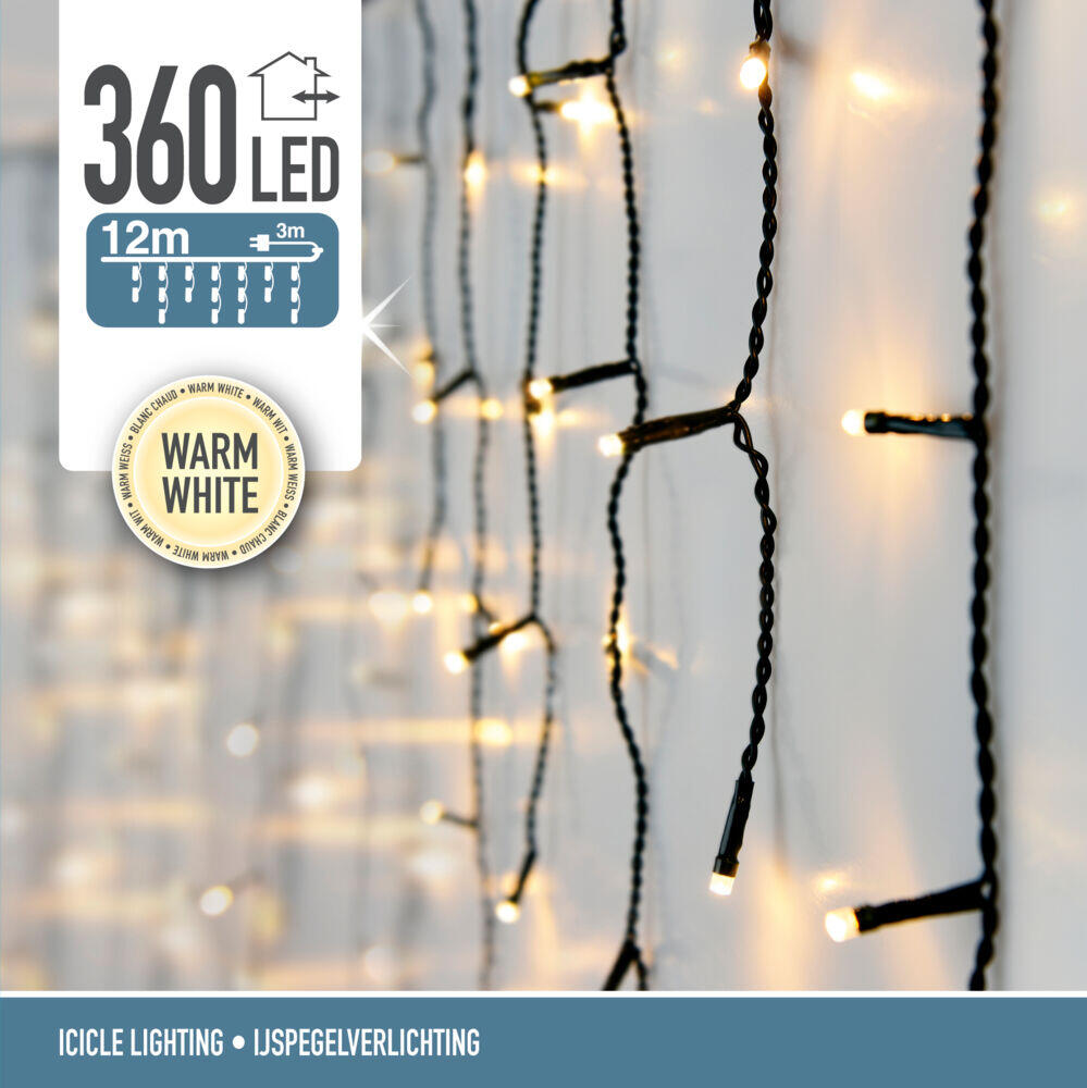 Produkt miniatyrebild Lysnett med 360 LED-lys