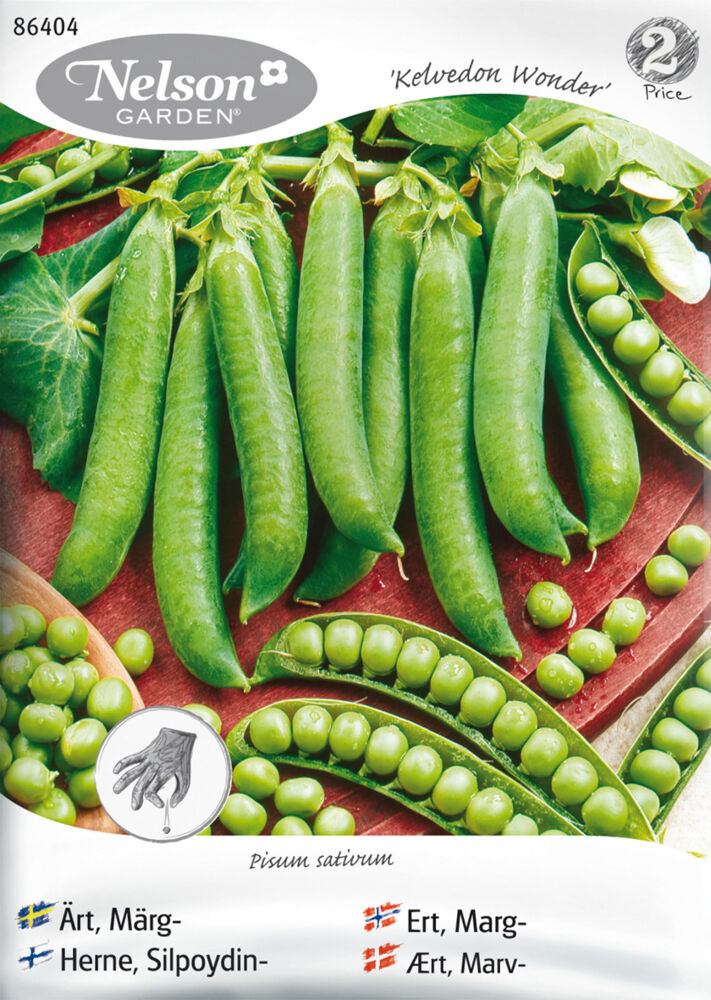 Produkt miniatyrebild Nelson Garden frø Ert, Marg-, Kelvedon Wonder, lav