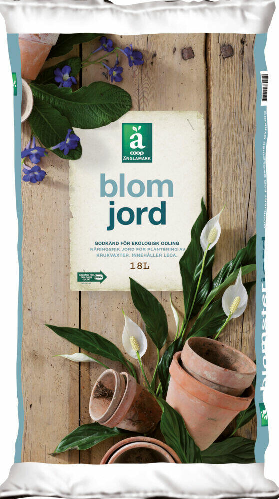 Änglamark blomsterjord 18 liter