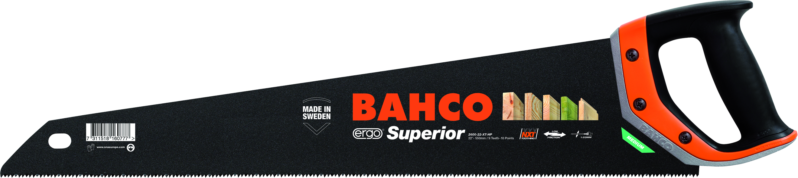 Produkt miniatyrebild Bahco Superior 2600XT håndsag
