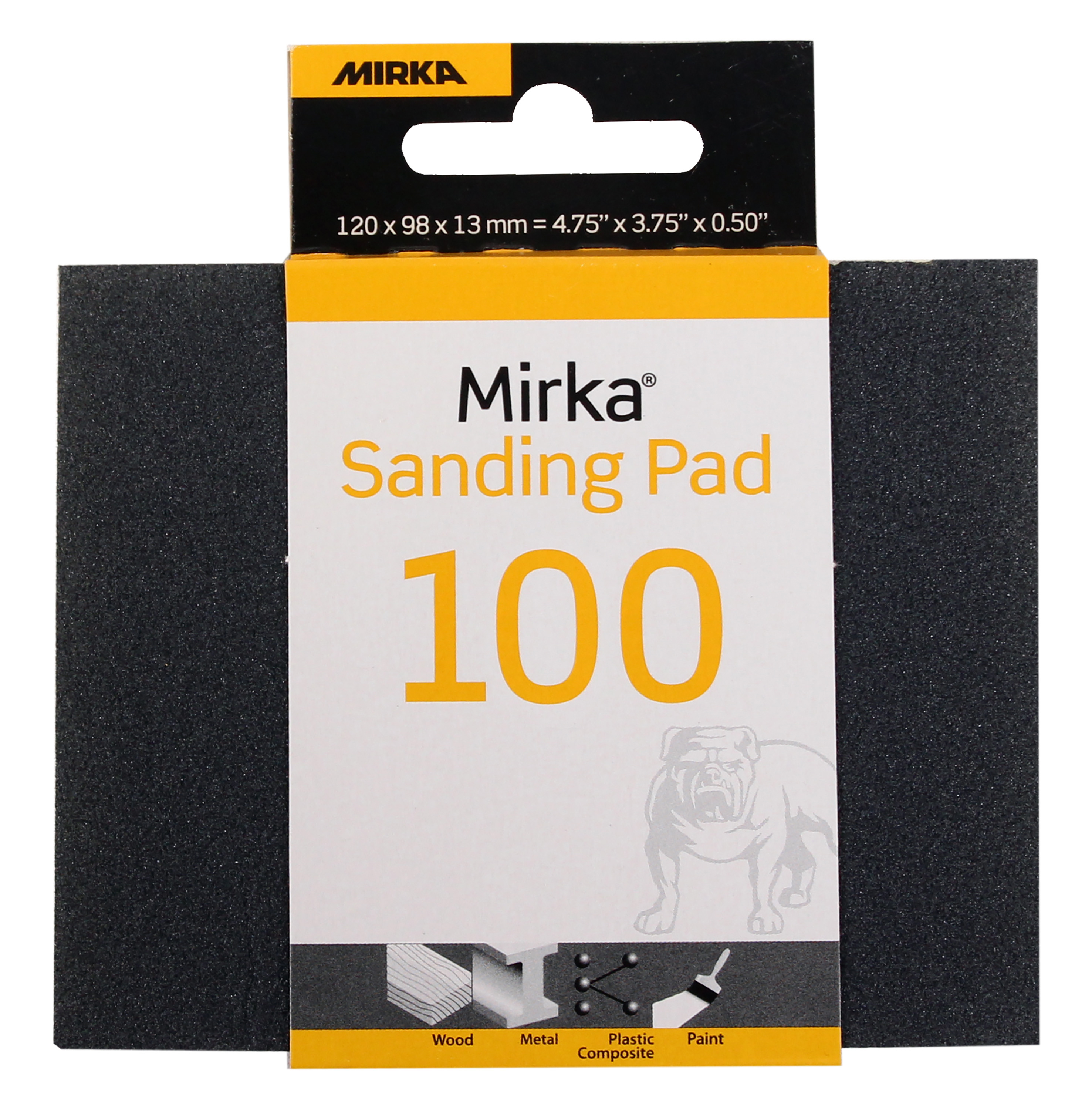 Mirka Slipesvamp 120x98x13mm 100/100 SB