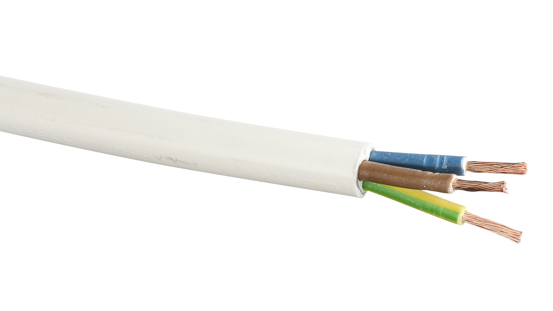 Kabel PMH 3g1,5 hvit 10m/ring
