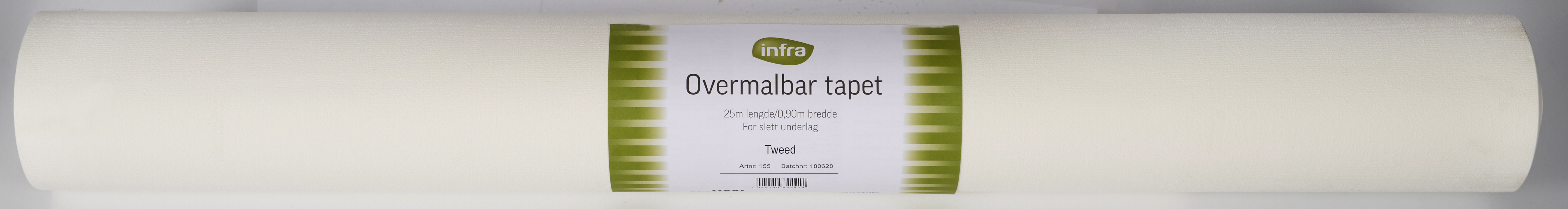 Infra Tweed overmalbar tapet