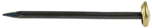 Bilde av STIFT F/X-KROK 2,0X40 A20 Spiker 2,0x40mm er beregnet for X-krok. Herdet stål med messing hode. 20 st/pk.