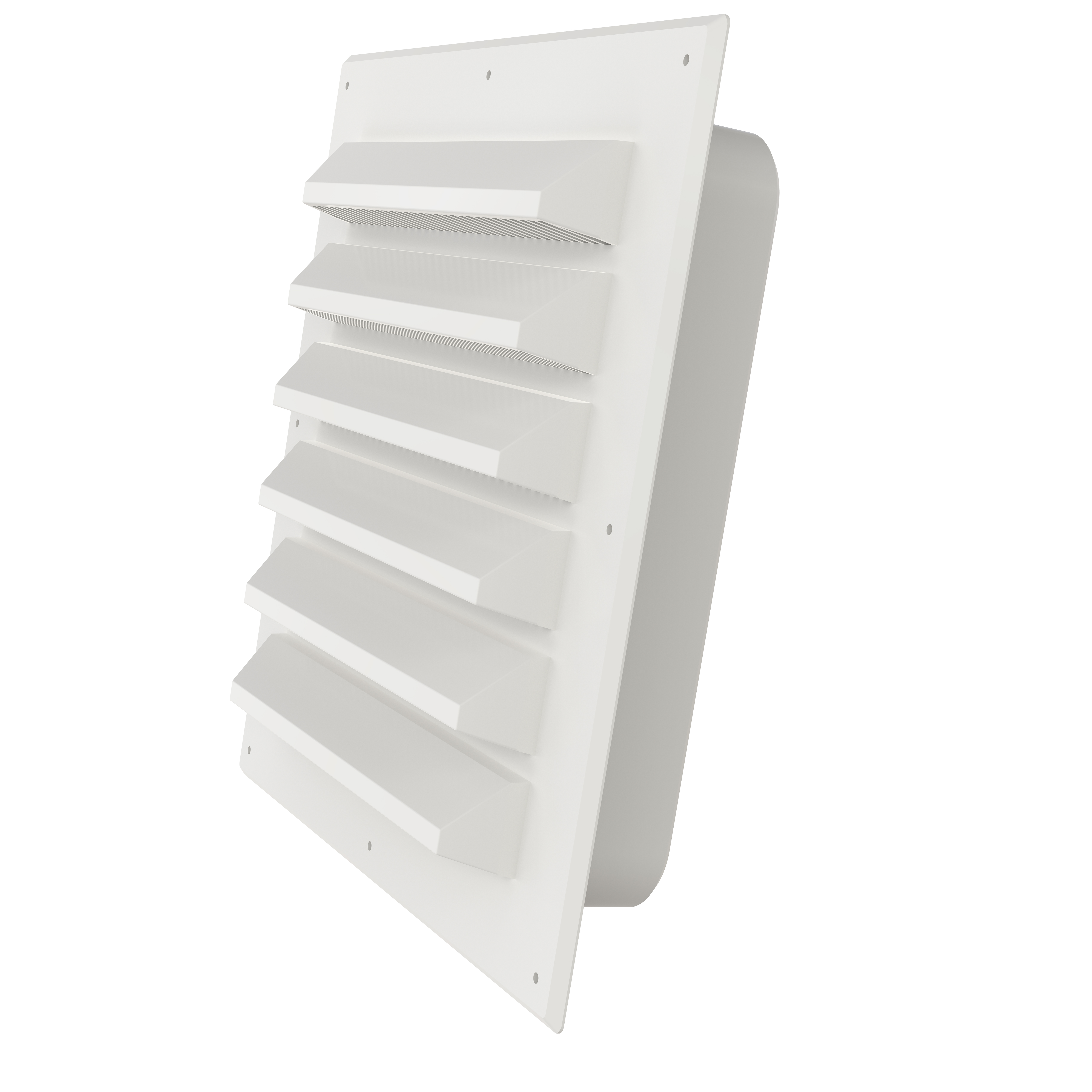 Flexit Plast Sjalusirist med Karm Hvit / 150x150mm