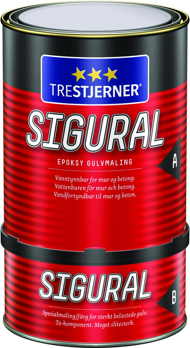 Trestjerner Sigural A+B gulvmaling