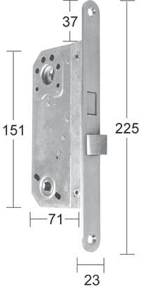 Habo 6565 låskasse