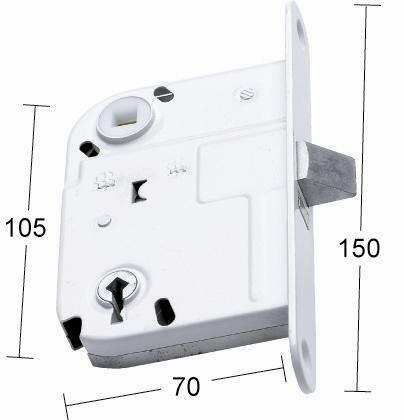 Låskasse 62214 Hvit Forbrukerpakning