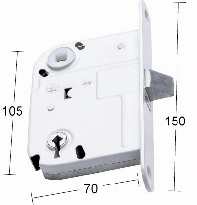 Låskasse 62214 Hvit Forbrukerpakning